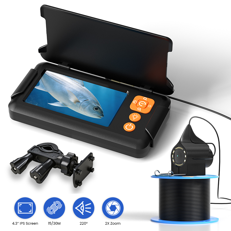 Fishing Camera 4.3’’ Screen 15 - огляд і ціна Fish Finder Cable