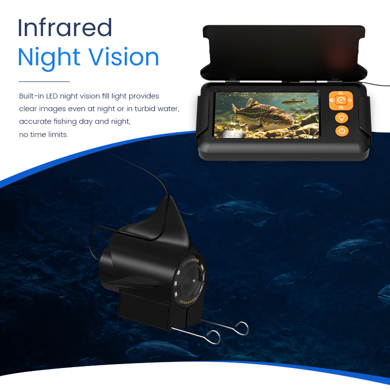 Fishing Camera 4.3’’ Screen 15 - огляд і ціна Fish Finder Cable