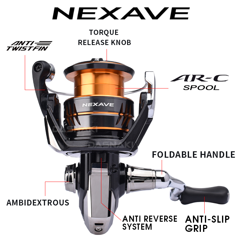 Shimano 2026 NEXAVE Spinning R - огляд і ціна Daiwa Reel Bg