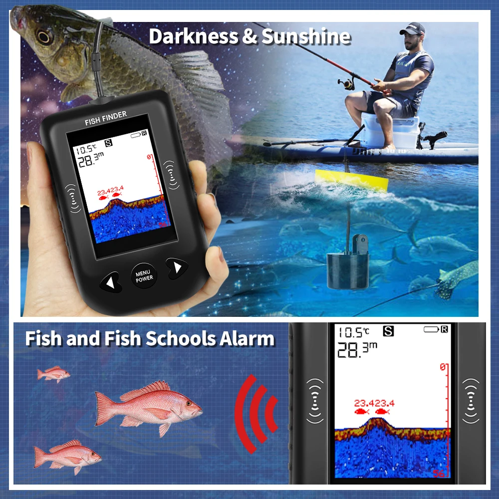 Erchang XF03 Fish Finders 45 D - огляд і ціна Fish Finder Transducer