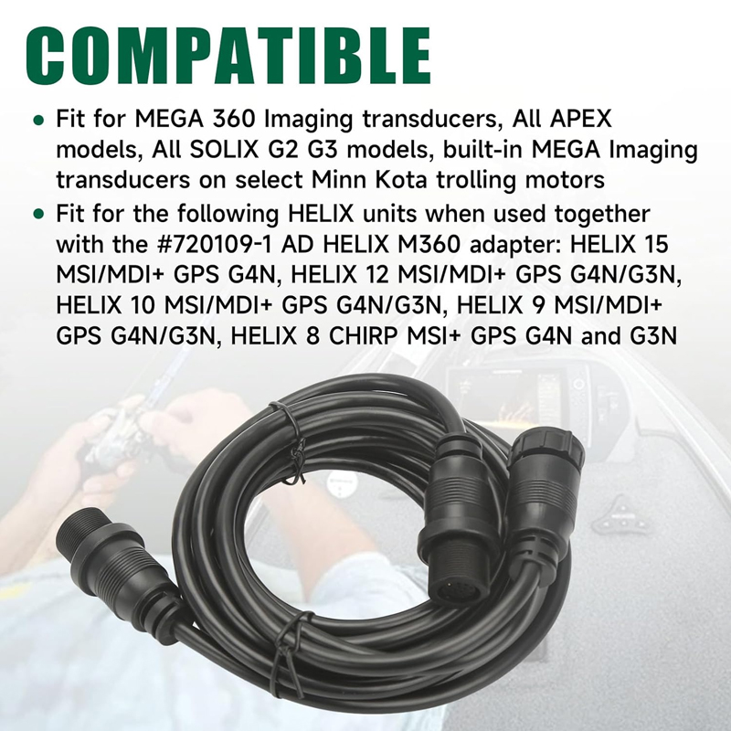 Fish Finders Adapter Cable 14  - огляд і ціна Fish Finder Cable